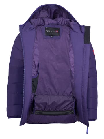 Trollkids Ski-/ Snowboardjacke "Hafjell XT" in Lila/ Blau