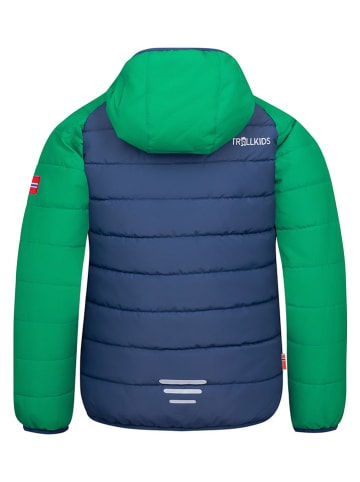 Trollkids Ski-/ Snowboardjacke "Hafjell XT" in Blau/ Grün