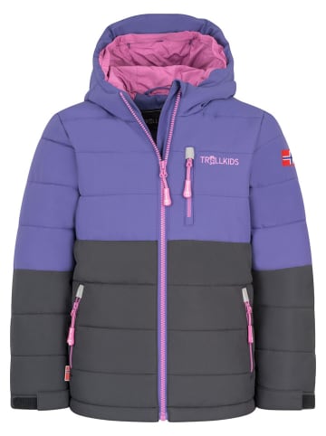 Trollkids Ski-/ Snowboardjacke "Hemsedal" in Lila/ Schwarz