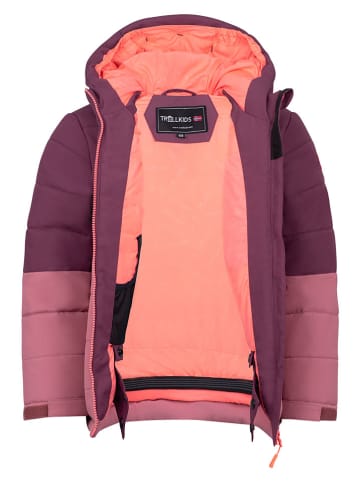 Trollkids Ski-/snowboardjas "Hemsedal XT" lichtroze/paars
