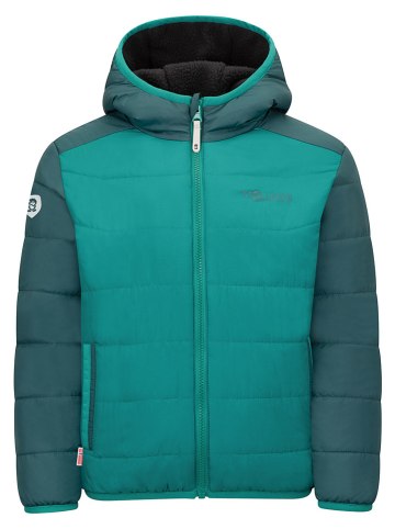 Trollkids Omkeerbare winterjas "Sandvika" groen/zwart