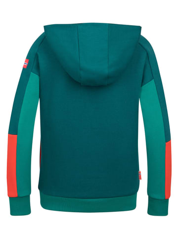 Trollkids Hoodie "Rondane" in Grün