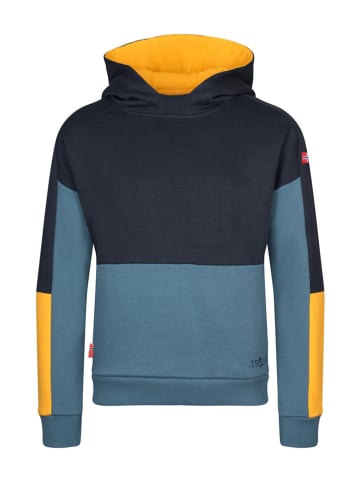 Trollkids Hoodie "Rondane" in Blau