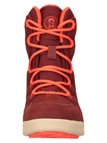 Trollkids Leren winterboots "Finnmark" rood