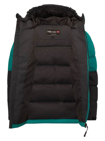 Trollkids Winterjas "Narvik" groen/zwart
