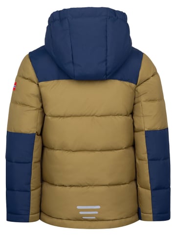 Trollkids Winterjas "Narvik" kaki/blauw