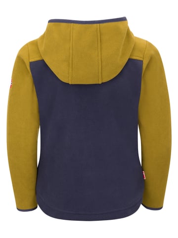 Trollkids Fleecejacke "Stavanger" in Dunkelblau/ Khaki