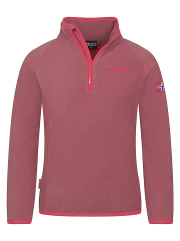 Trollkids Bluza polarowa "Nordland" w kolorze jasnoróżowym