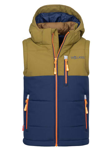 Trollkids Functionele bodywarmer "Narvik XT" donkerblauw/kaki