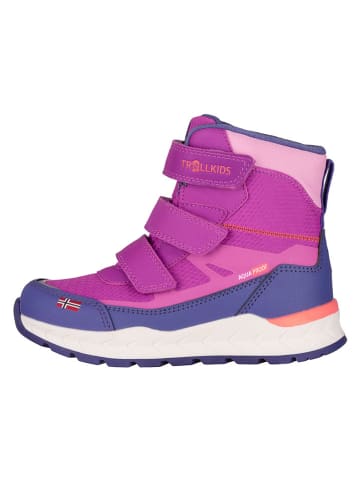 Trollkids Winterboots "Rauland" in Lila/ Blau