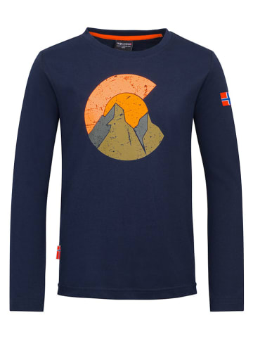 Trollkids Longsleeve "Halsafjord" in Dunkelblau