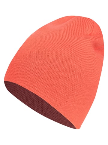 Trollkids Wende-Beanie "Troll" in Rot/ Orange