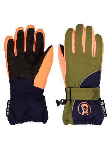 Trollkids Funktions-Fingerhandschuhe "Troll" in Khaki