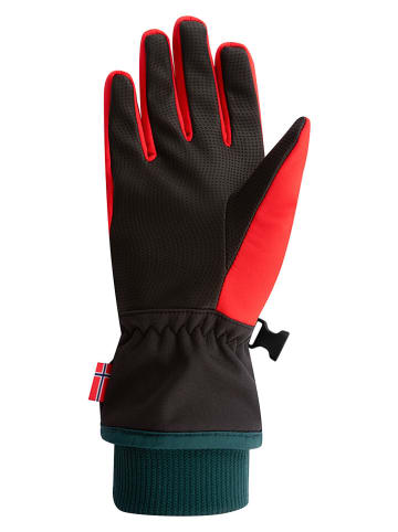 Trollkids Functionele fingerhandschoenen "Trolltunga" groen/zwart
