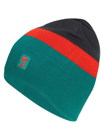 Trollkids Beanie "Nordland" groen/rood