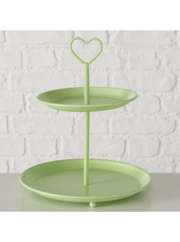 Boltze Etażerka "Posita" w kolorze zielonym - wys. 25 cm