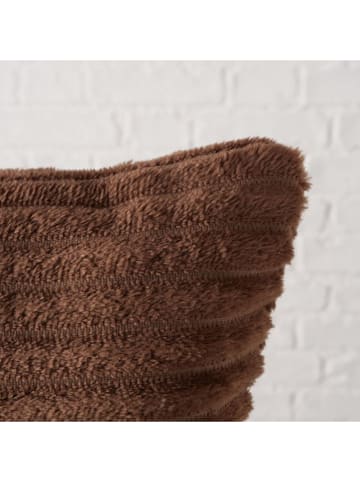 Boltze Kissen ''Hygge'' in Dunkelbraun - (L)45 x (B)45 cm