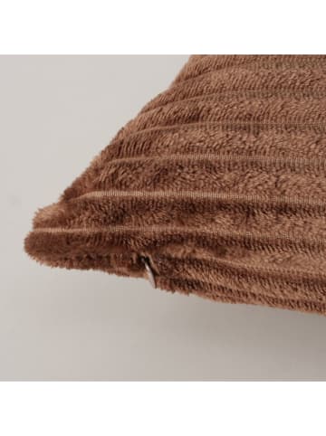 Boltze Kissen ''Hygge'' in Dunkelbraun - (L)45 x (B)45 cm