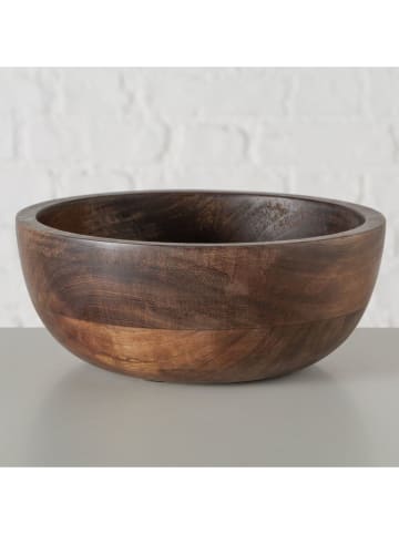 Boltze Miska dekoracyjna "Marona" w kolorze brązowym - wys. 8 x Ø 20 cm