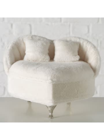 Boltze Schmuckkasten "Candy" in Creme - (B)15 x (H)13 cm