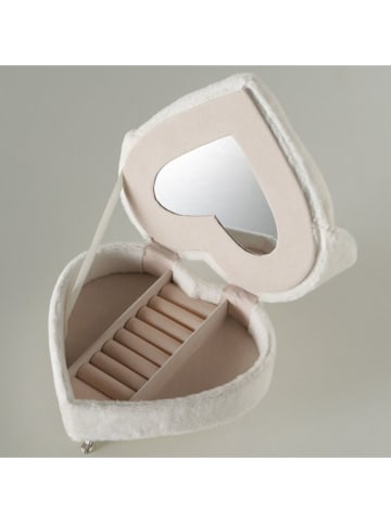 Boltze Schmuckkasten "Candy" in Creme - (B)15 x (H)13 cm