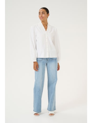 Kaffe Bluse in Weiß