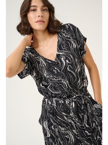 Kaffe Jumpsuit zwart/wit