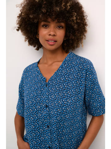 Cream Blouse donkerblauw/blauw