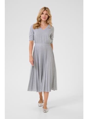Cream Kleid in Grau