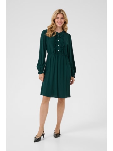 Cream Kleid in Grün