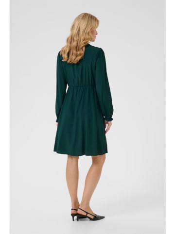 Cream Kleid in Grün