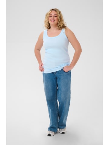 KAFFE curve Top in Hellblau
