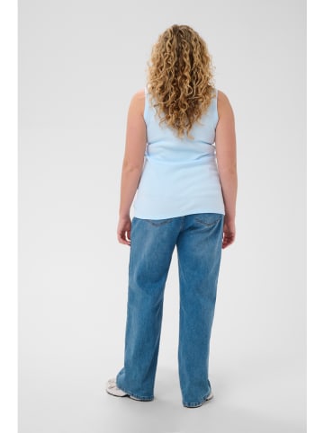 KAFFE curve Top in Hellblau