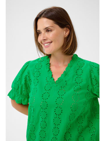KAFFE curve Bluse in Grün