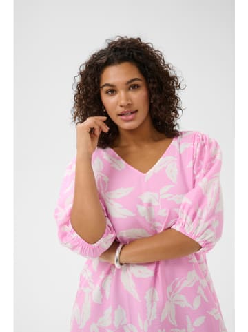 KAFFE curve Kleid in Rosa