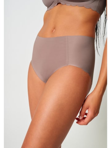 Skiny Figi high waist w kolorze szarobrązowym