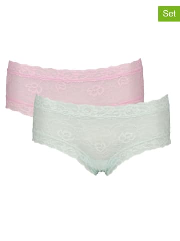 Skiny 2-delige set: hipsters lichtroze/mintgroen