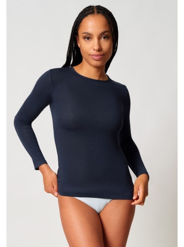 Skiny Longsleeve in Dunkelblau