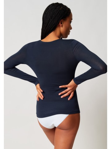 Skiny Longsleeve in Dunkelblau