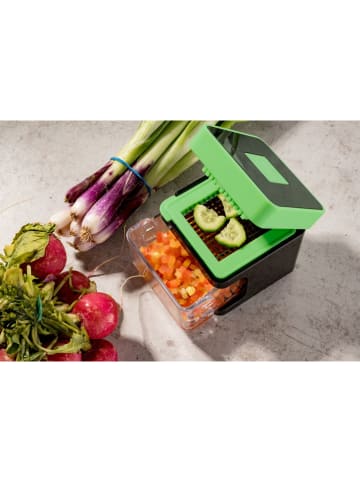 Nicer Dicer Gemüseschneider ''Spicy'' in Schwarz/ Grün - (B)7,5 x (H)8,4 x (T)7,5 cm