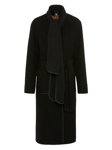 Fuchs Schmitt Wollmantel in Schwarz