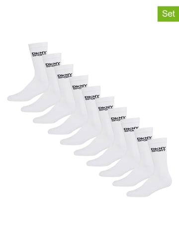 DKNY 10er-Set: Socken in Weiß