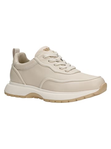 Wojas Leder-Sneakers in Beige