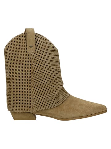 Wojas Leren boots beige