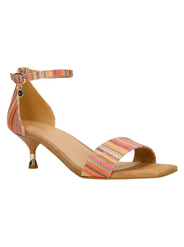 Wojas Leren haksandalen meerkleurig