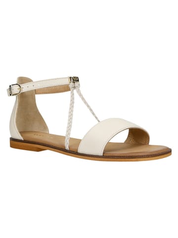 Wojas Leren sandalen beige