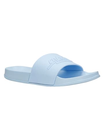 Wojas Pantoletten in Hellblau