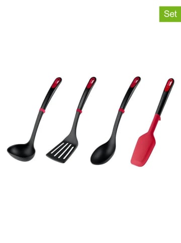 Tefal 4-delige keukenhulpjesset zwart/rood