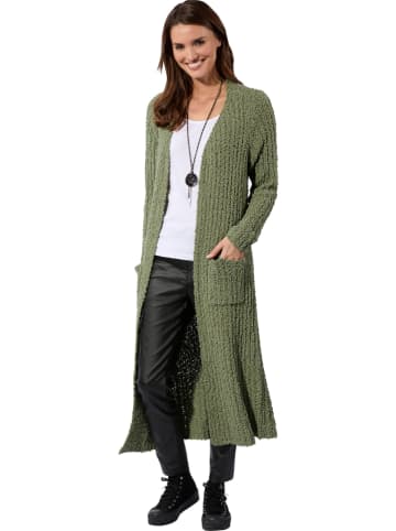 WITT WEIDEN Longcardigan in Khaki