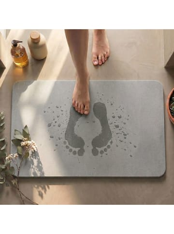 Joybos Badematte in Grau - (L)39 x (B)60 cm
